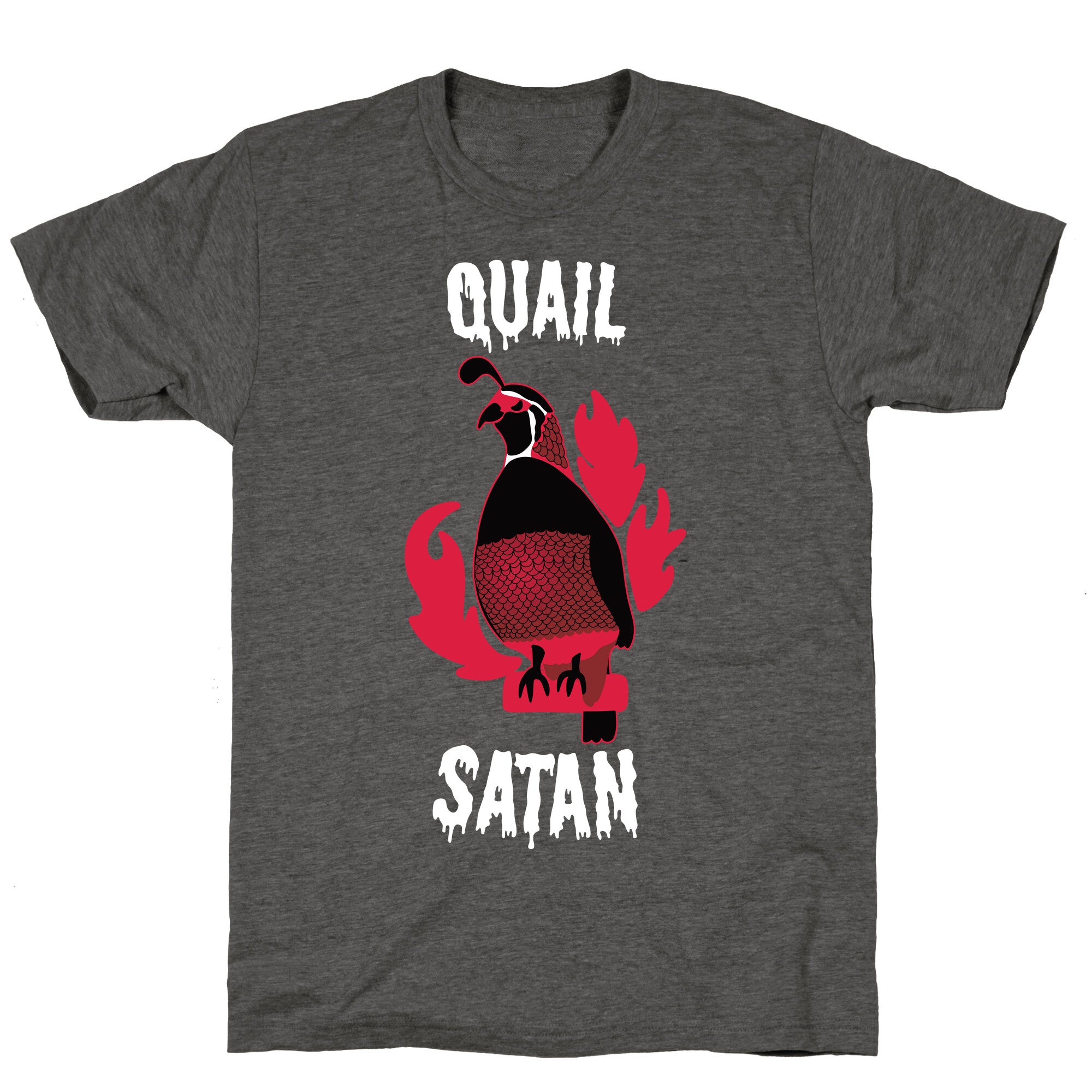 Quail Satan Unisex Triblend Tee